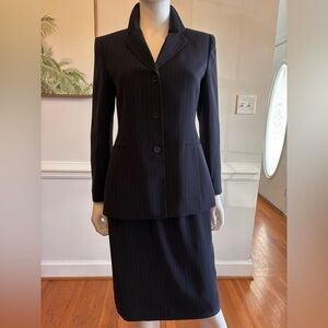 Kasper Navy Pinstripe Suit